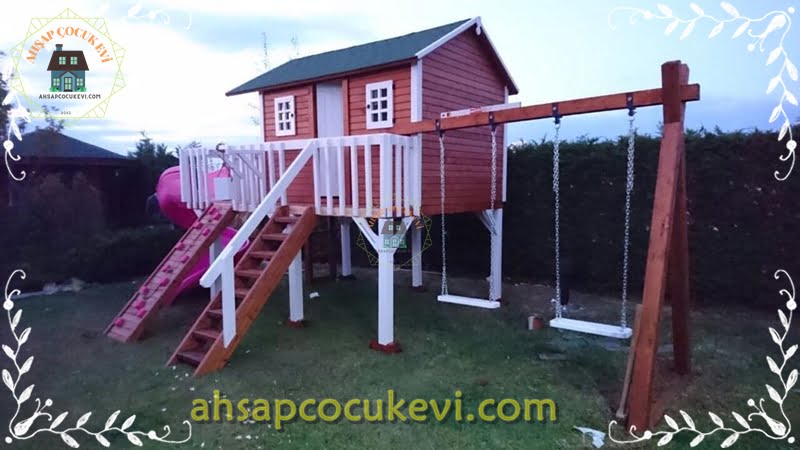 Ahşap Çocuk Evi 1704 (Oyun Evi) - Görsel 4